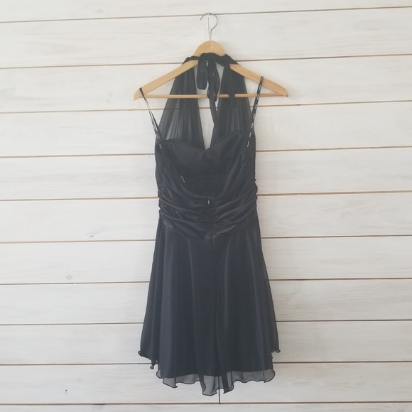 XOXO Black Halter Dress - Picture 4 of 6